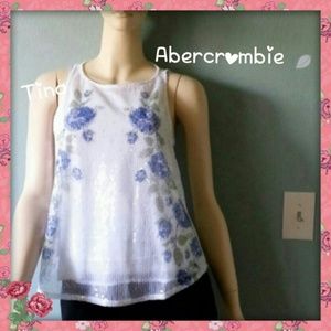 New - The BRIDGET Floral Sequin Top